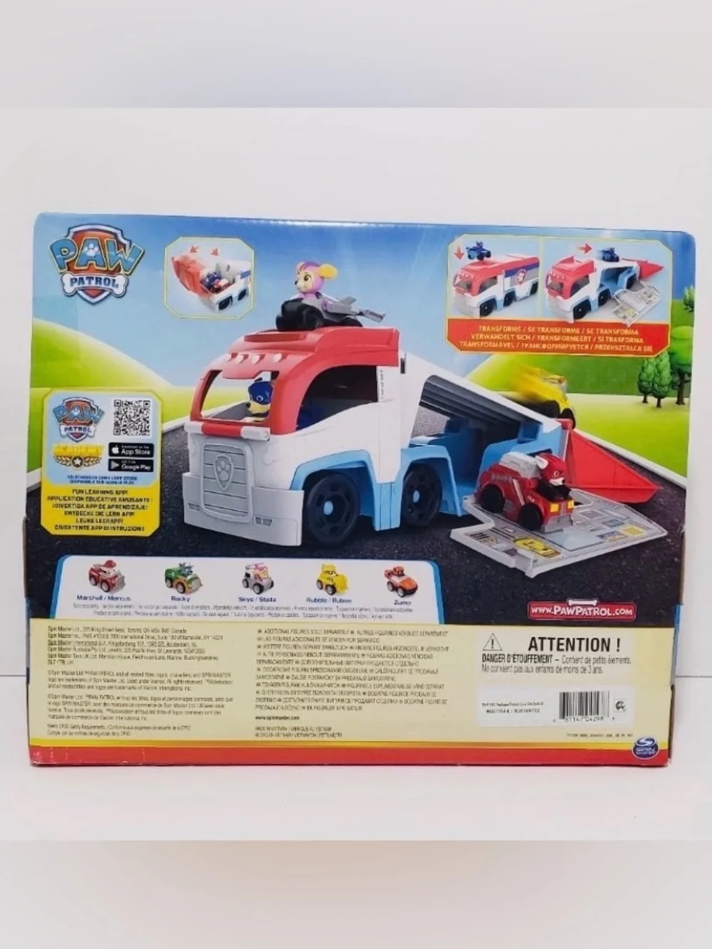 🆕 Nickelodeon PAW Patrol Pup Squad Patroller With Chase Vehicle